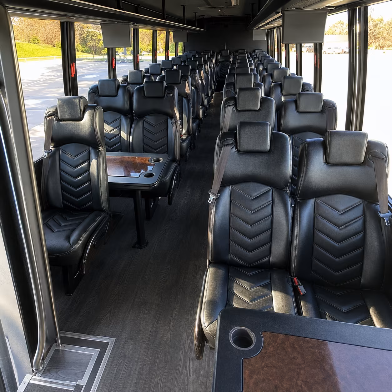 hollywood prom transportation onboard seating