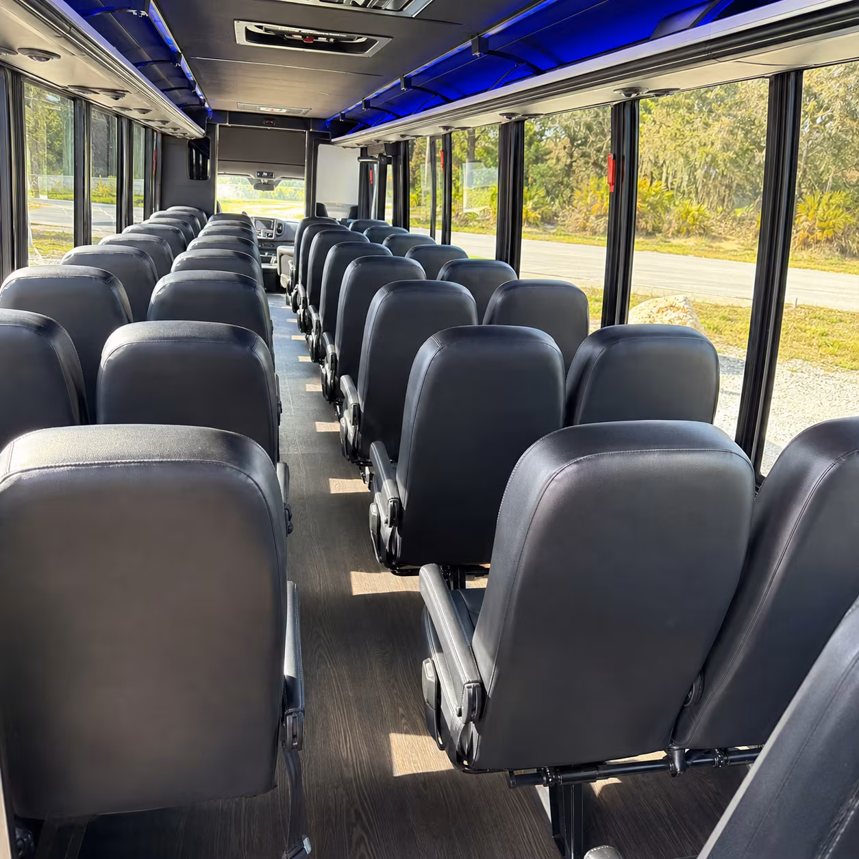 hollywood religious group transportation onboard seating